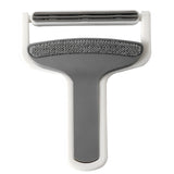 Perie de Indepartarea a Parului si Scamelor, Vivimall, 12 x 15 cm, Maner Confortabil, Alb/Gri - vivimall.ro