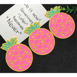 Suport Pentru Pahar, Model Ananas, Din Pvc, 12 X 9 Cm, Rezistent La Caldura, Roz - vivimall.ro