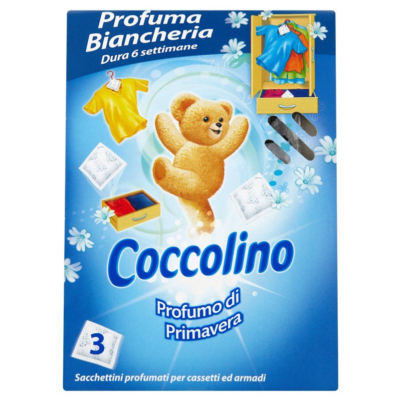 Coccolino Szekrényillatosító 3 db Primavera