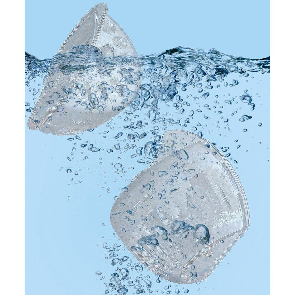 Colector de Lapte Matern, Vivimall, din Silicon Safety, Anti-debordare, 80 ml, Transparent - vivimall.ro