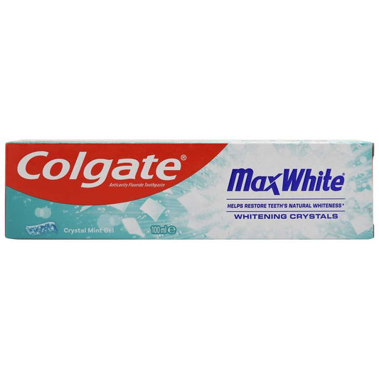 Pasta de Dinti, Colgate, Max White Crystal Mint, 100 ml - vivimall.ro