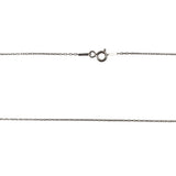 925 ezüst nyaklánc, csizma rózsaszín-aszter cirkóniákkal 40 cm