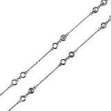 Colier Argint 925 cu Pietre, reglabil, 40+6 cm - vivimall.ro