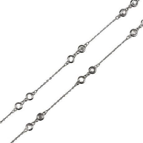 Colier Argint 925 cu Pietre, reglabil, 40+6 cm - vivimall.ro