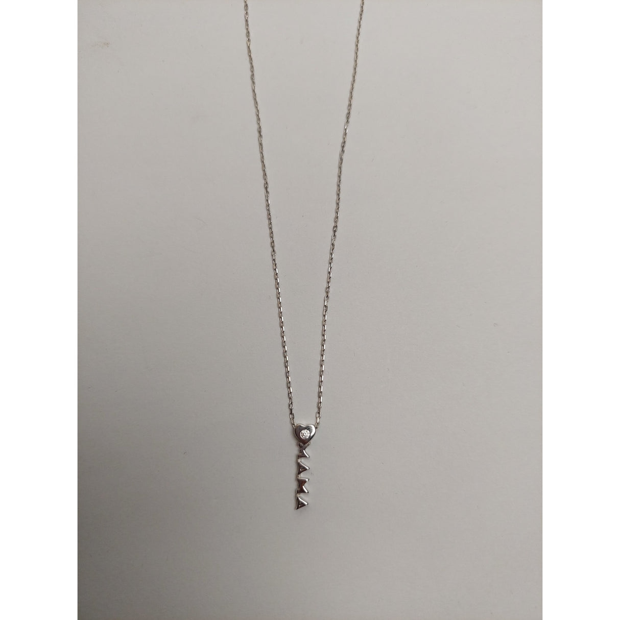 925 Sterling Ezüst Nyaklánc Mama C110, Jolie Ezüst, 1.9G