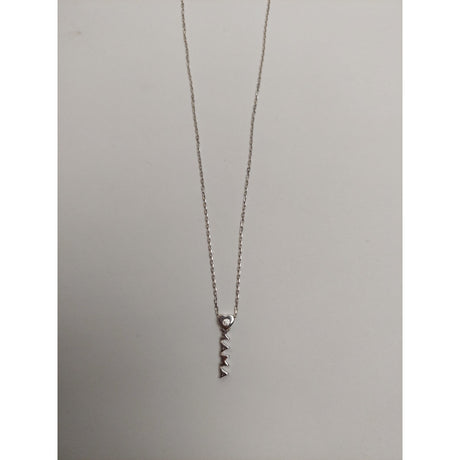 925 Sterling Ezüst Nyaklánc Mama C110, Jolie Ezüst, 1.9G