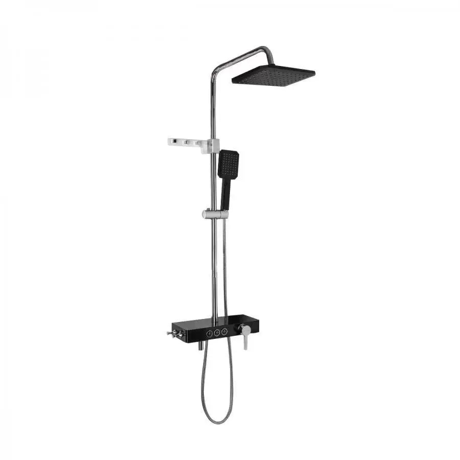 Coloana Dus Afisaj Lcd Inox Negru Sjg/006 - vivimall.ro