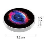 Spinner anti-stres Flippy model Galaxy in Eridanus, vedere laterală, grosime 0.6 cm