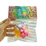 Jucarie Antistres Squishy, Vivimall, cu Revenire Lenta, Squeeze Pinch Family, Model Prajiturica, 6x6 cm, 60g, Ambalaj Transparent, Multicolor - vivimall.ro