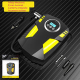 Compresor Auto Portabil cu Lanterna si Afisaj Electornic Vivimall, DC 12V, 120W, 35L/min, Cablu de alimentare 3m, Pompa Biciclete, Moto, Mingi, Saltele, Max 10.3bar, lumina LED, Negru - vivimall.ro