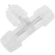 Conectori în T cu 2 Pini pentru Furtun Luminos cu Diametrul de 10 mm cu manșoane termocontractabile și protecție - vivimall.ro