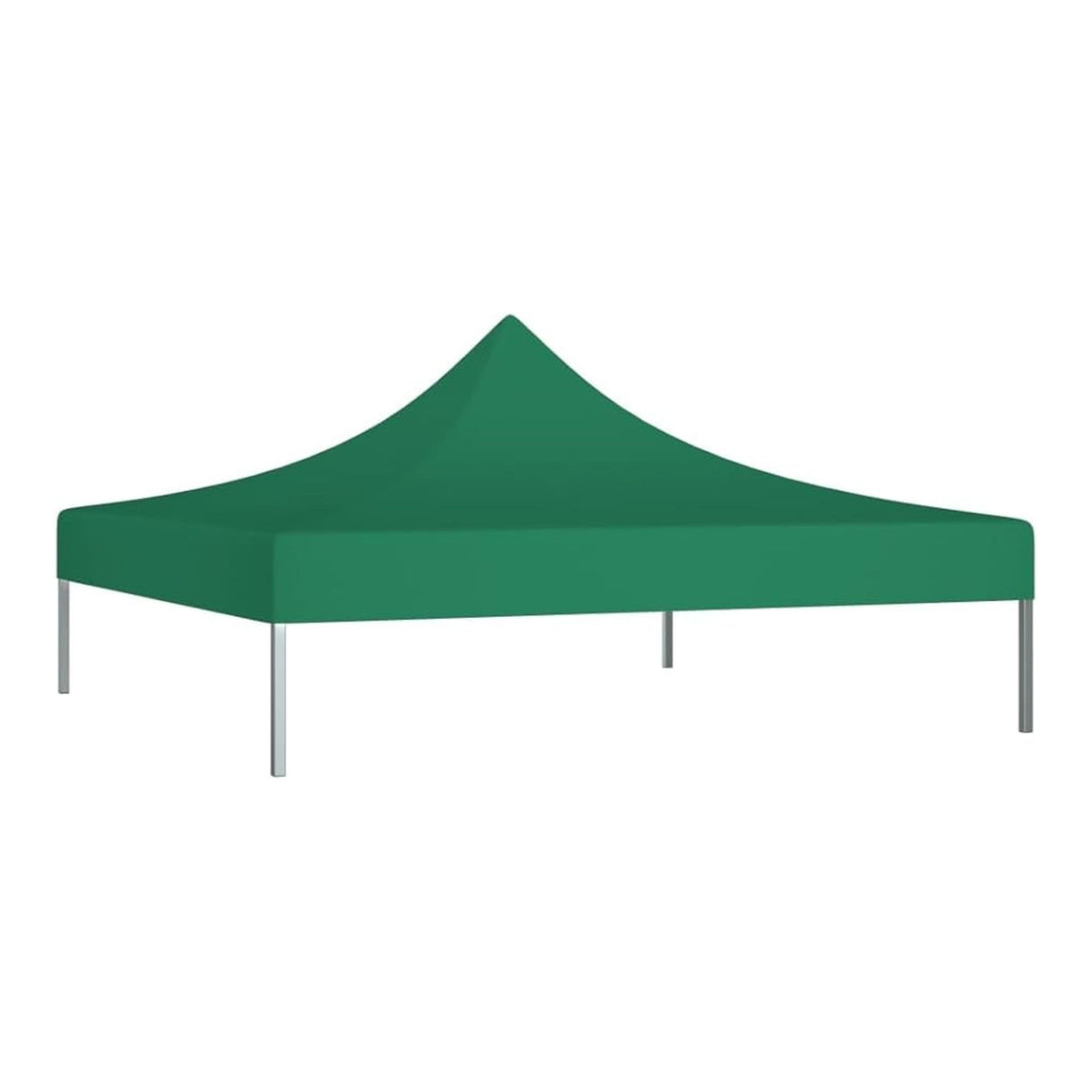 Copertină pavilion verde Flippy 3x3 m pliată pentru transport și depozitare