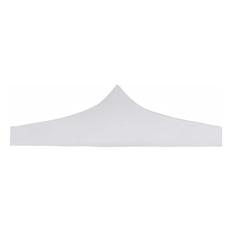 Detaliu material 420D copertină pavilion Flippy albă, 185 g/m², textură rezistentă la intemperii
