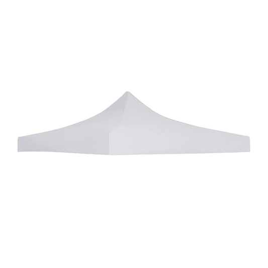 Copertină pavilion Flippy 3x3 m albă, material 420D, vedere frontală cu structura desfășurată