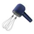 Mixer Electric fara Fir, Vivimall, Mixer pentru Oua Smantana Frisca, Maner Plastic, Usor de Utilizat si Depozitat, 20 x 8.5 x 14.5 cm, Albastru Inchis - vivimall.ro