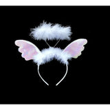 Coronita de Ingeras pentru Copii, Vivimall, Bentita cu Aura, Marime Universala, Alb - vivimall.ro