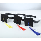 Coronita pentru Absolvent, Vivimall, Bentita cu Toca, Marime Universala, Tematica Absolvire, Negru-Albastru - vivimall.ro