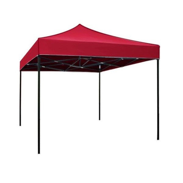 Cort pliabil pentru Evenimente, cadru metalic pentru curte si gradina, 2x2 m, Rosu, Flippy - vivimall.ro