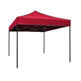 Cort pliabil pentru Evenimente, cadru metalic pentru curte si gradina, 2x2 m, Rosu, Flippy - vivimall.ro