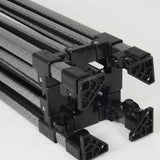 Cort Pavilion 3x3m, Flippy, Cadru Metal Pliabil Ranforsat, Acoperis 420D 280gram/mg PVC Polyester Oxford pentru Curte, Gradina, Evenimente, Alb - vivimall.ro