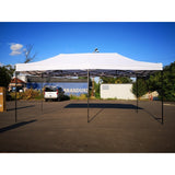 Cort Pavilion 3X6M Pliabil Cadru Metal Pentru Curte, Gradina, Evenimente - vivimall.ro