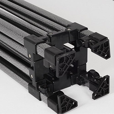 Cort Pavilion 3x6m Rosu Pliabil Cadru Metal pentru Curte, Gradina, Evenimente - vivimall.ro