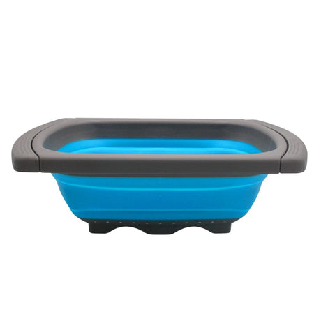 Cos De Scurgere Retractabil Pentru Chiuveta, Cu Filtru, Pentru Fructe Si Legume, De Uz Casnic, 39X12 Cm, Design Extensibil Pana La 61 Cm, Cu Manere De Prindere - vivimall.ro