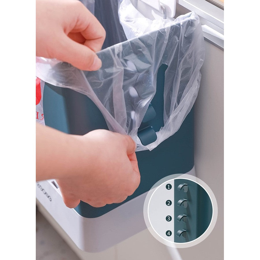 Cos De Gunoi Extensibil, Din Plastic, Reglabil, Pliabil, Versatil, Pentru Bucatarie, Baie Sau Birou, Cos Universal, 21X25X17 Cm - vivimall.ro