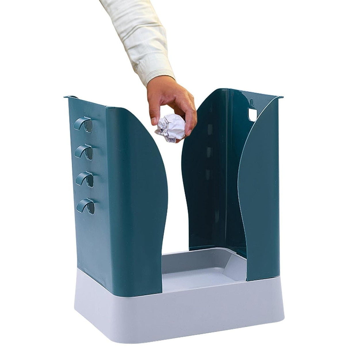 Cos De Gunoi Extensibil, Din Plastic, Reglabil, Pliabil, Versatil, Pentru Bucatarie, Baie Sau Birou, Cos Universal, 21X25X17 Cm - vivimall.ro