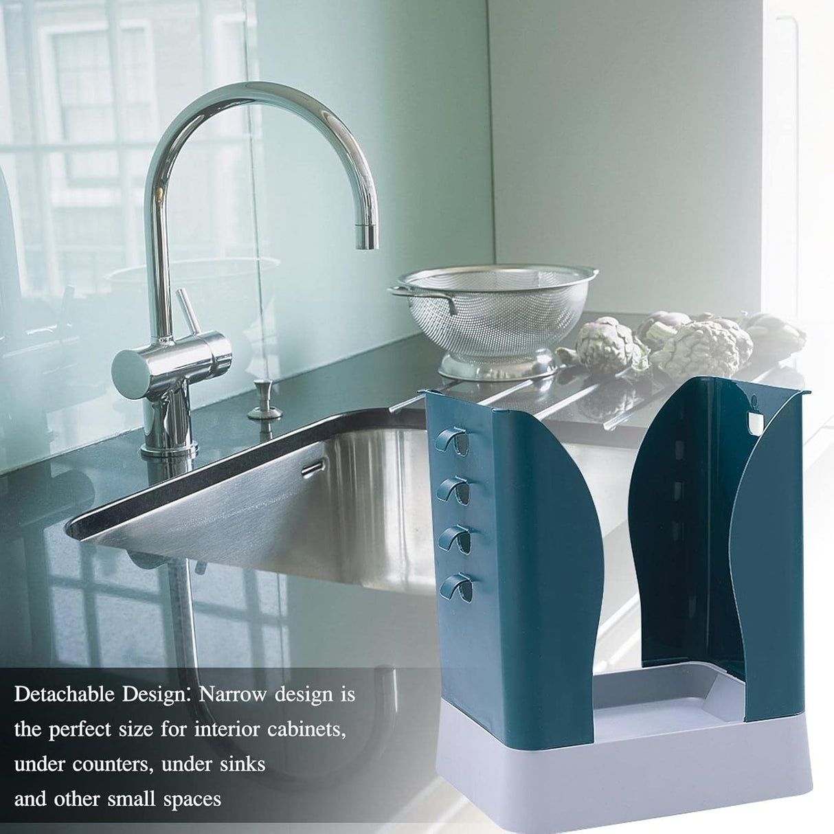 Cos De Gunoi Extensibil, Din Plastic, Reglabil, Pliabil, Versatil, Pentru Bucatarie, Baie Sau Birou, Cos Universal, 21X25X17 Cm - vivimall.ro