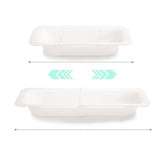 Cos de Scurgere pentru Chiuveta de Bucatarie, Vivimall, Plastic, Telescopic, 36x20x5 cm, Alb - vivimall.ro