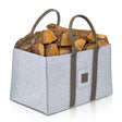 Cos Multifunctional pentru Rufe Murdare, Cos Depozitare, Vivimall, Gri, 50x34x32, Geanta Durabila pentru Lemne si Accesorii - vivimall.ro