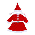 Costum Craciunita Vivimall® Fata, 1-3 ani, 3 piese, Catifea - vivimall.ro