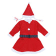Costum Craciunita Vivimall® Fata, 4-6 ani, 3 piese, Polar - vivimall.ro