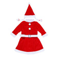 Costum Craciunita Vivimall® Fata, 7-9 ani, 3 piese, Catifea - vivimall.ro