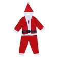 Costum Mos Craciun Vivimall® Baiat, 1-3 ani, 5 piese, Polar - vivimall.ro