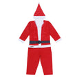 Costum Mos Craciun Vivimall® Baiat, 7-9 ani, 5 piese, Polar - vivimall.ro