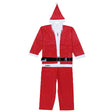 Costum Mos Craciun Vivimall® Barbat, Adult, 5 piese, Polar - vivimall.ro