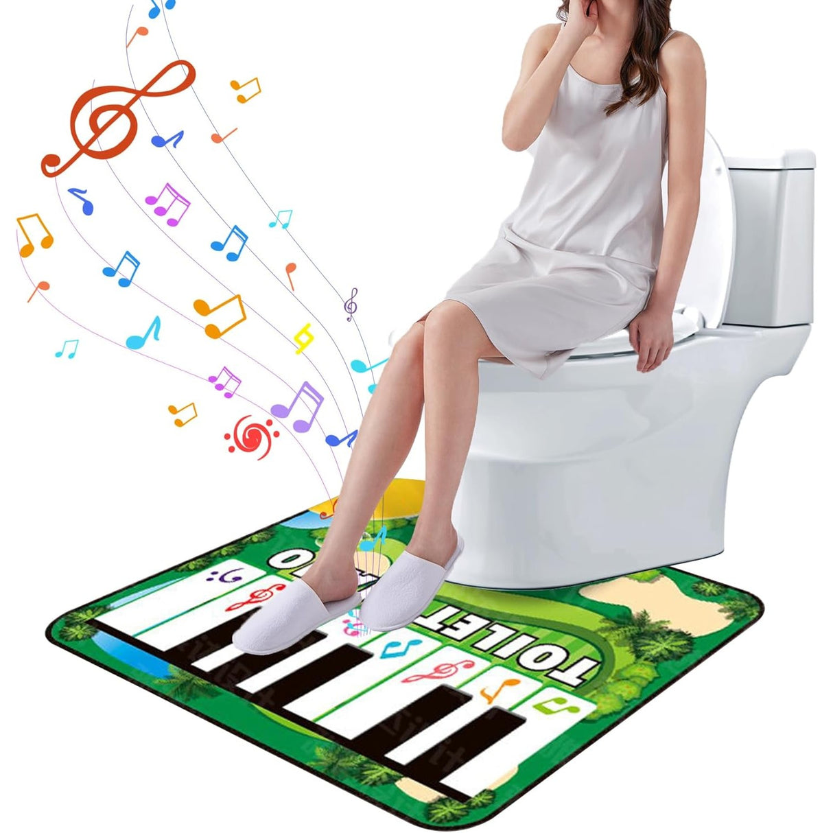 Interaktív fürdőszobaszőnyeg | FunBath, 3 üzemmód