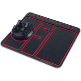 4 az 1-ben csúszásgátló műszerfali autószőnyeg/támasztópárna, univerzális, autós telefontartó, tablet, GPS, 360°-ban forgatható, multifunkcionális, telefonszám, aroma 