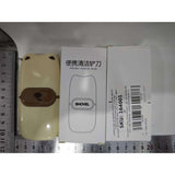 Racletă mini compactă 50g alături de riglă pentru referință dimensiuni 10×4,8×1 cm