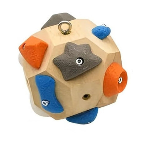 Bloc de Antrenat Forta Degetelor, Vivimall, pentru Escaladat, din Lemn, 11 x 11 cm, Multicolor - vivimall.ro