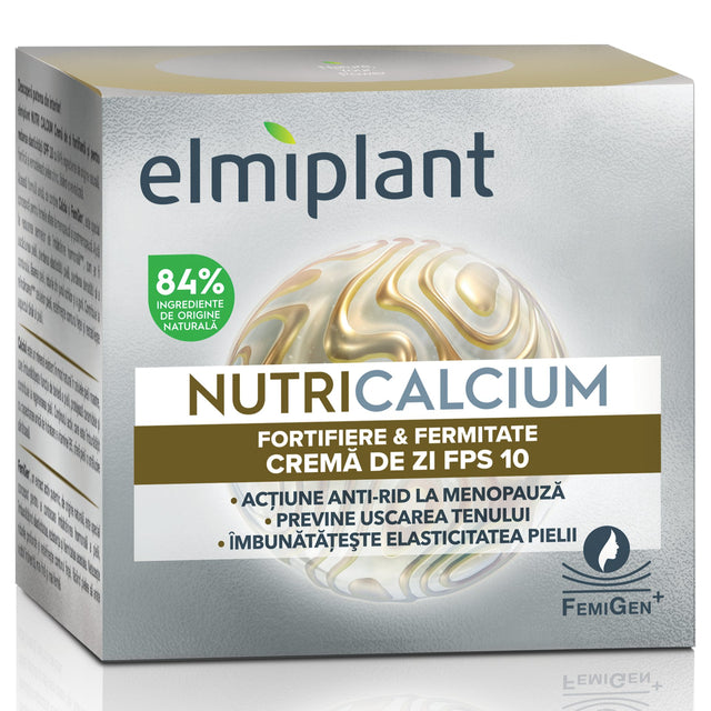 Crema de Zi, Elmiplant, NutriCalcium Fortifiere si Fermitate, 50 ml - vivimall.ro