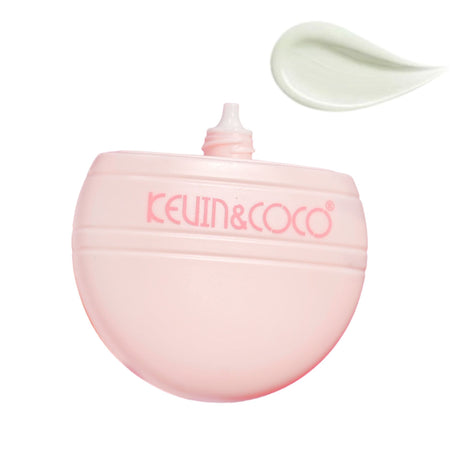 Crema Primer, Kevin&Coco, Baza pentru Machiaj, cu Protectie Solar SPF 50, Hidratare, Uniformizare, Textura Usoara, Efect Neted, pentru Toate Tipurile de Ten, 8 x 7.8 x 3 cm, Verde - vivimall.ro
