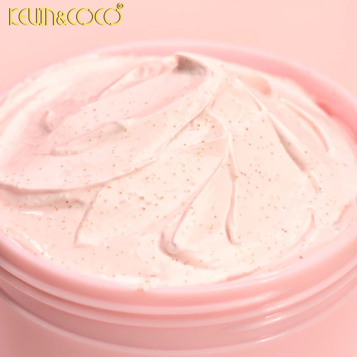 Exfoliant pentru Corp, Kevin&Coco, Scrub Hidratant pentru Piele Sensibila, Reda Stralucirea Pielii, 300ml - vivimall.ro