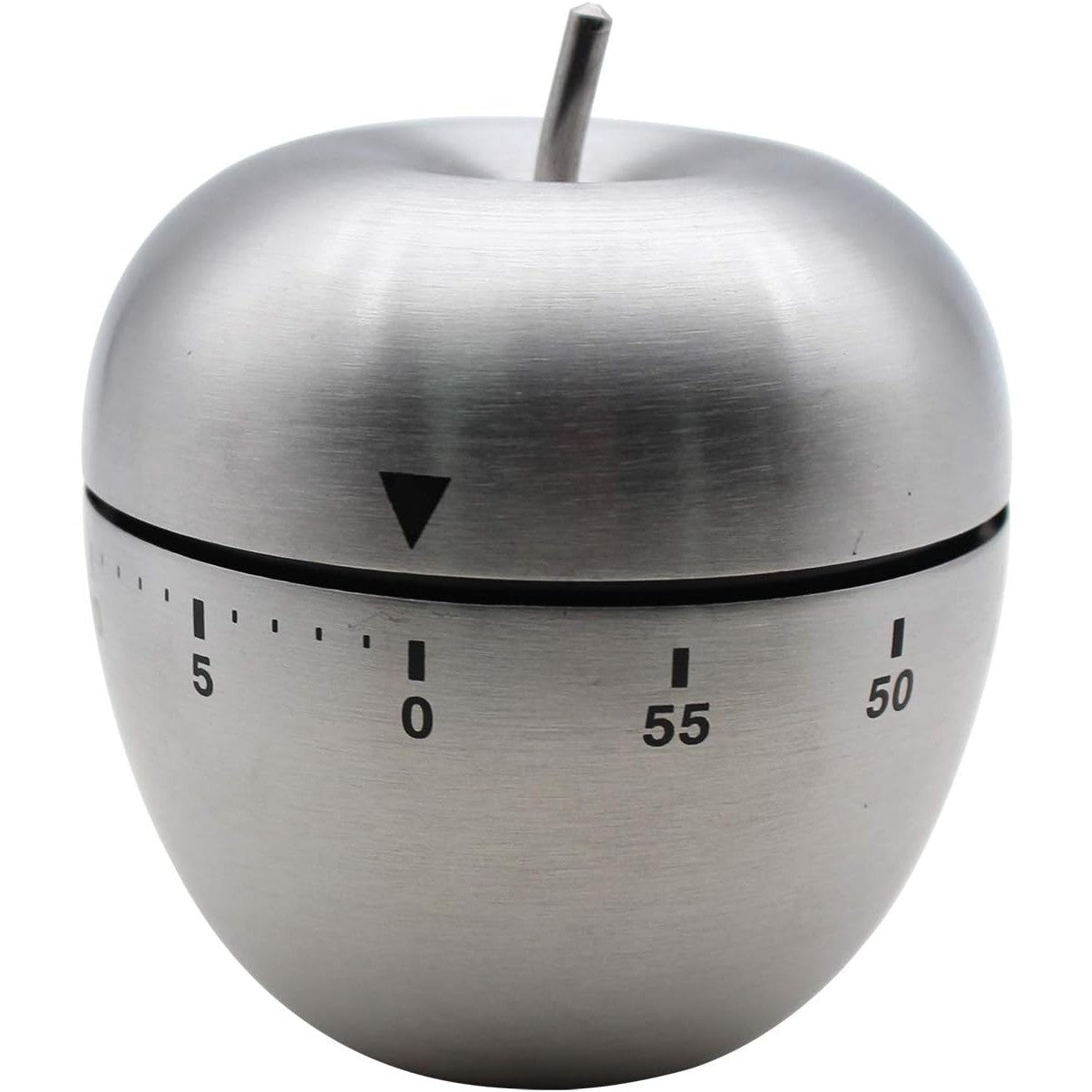 Cronometru de Bucatarie, Vivimall, Mecanic, Forma de Mar, din Otel Inoxidabil, 60 min Timer, 7.5 x 6.2 cm, Argintiu - vivimall.ro