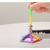 Set 72 Piese Betisoare Magnetice, Vivimall, din Plastic/Magnet, +3 Ani, Multicolor - vivimall.ro