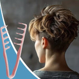 Pieptan de Volum, Vivimall, din ABS, pentru Femei/Barbati, 19 x 9 cm, Roz - vivimall.ro