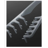 Pieptan de Volum, Vivimall, din ABS, pentru Femei/Barbati, 19 x 9 cm, Gri - vivimall.ro