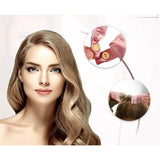 Accesoriu de Ondulat Parul, Vivimall, fara Caldura, din Poliester, Manual, Prin Rasucire, 29 x 4 cm, Roz - vivimall.ro